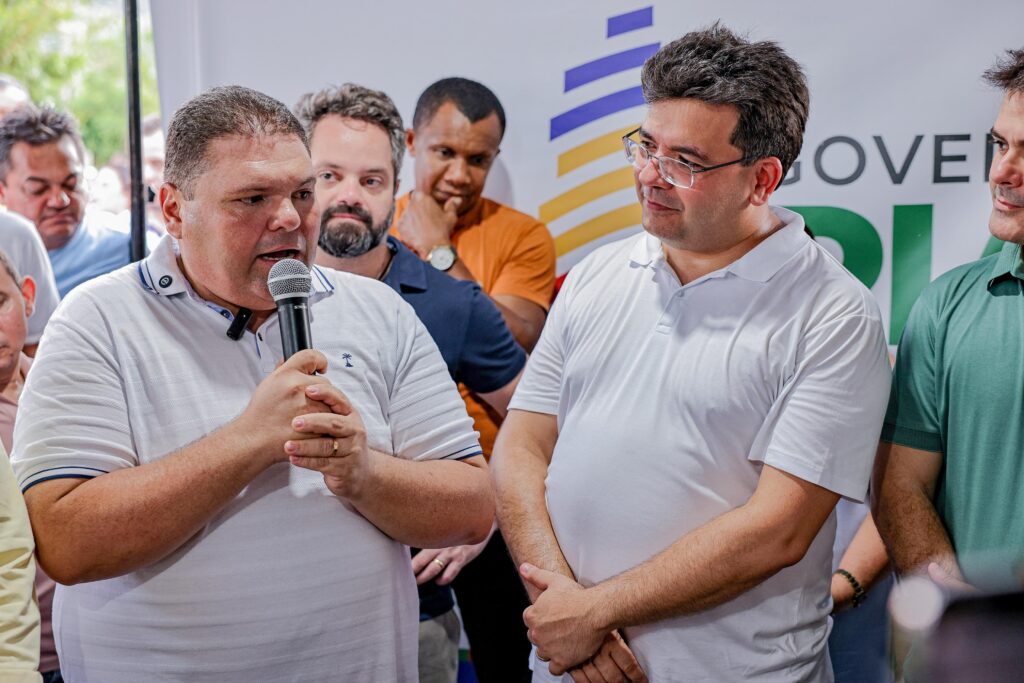 Prefeito Admaelton Bezerra e Governador Rafael Fonteles